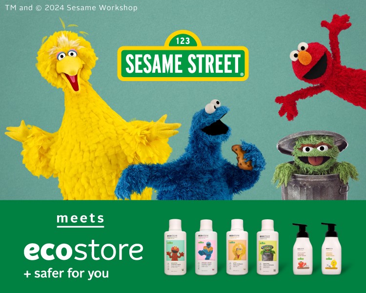 SESAME STREET meets ecostore