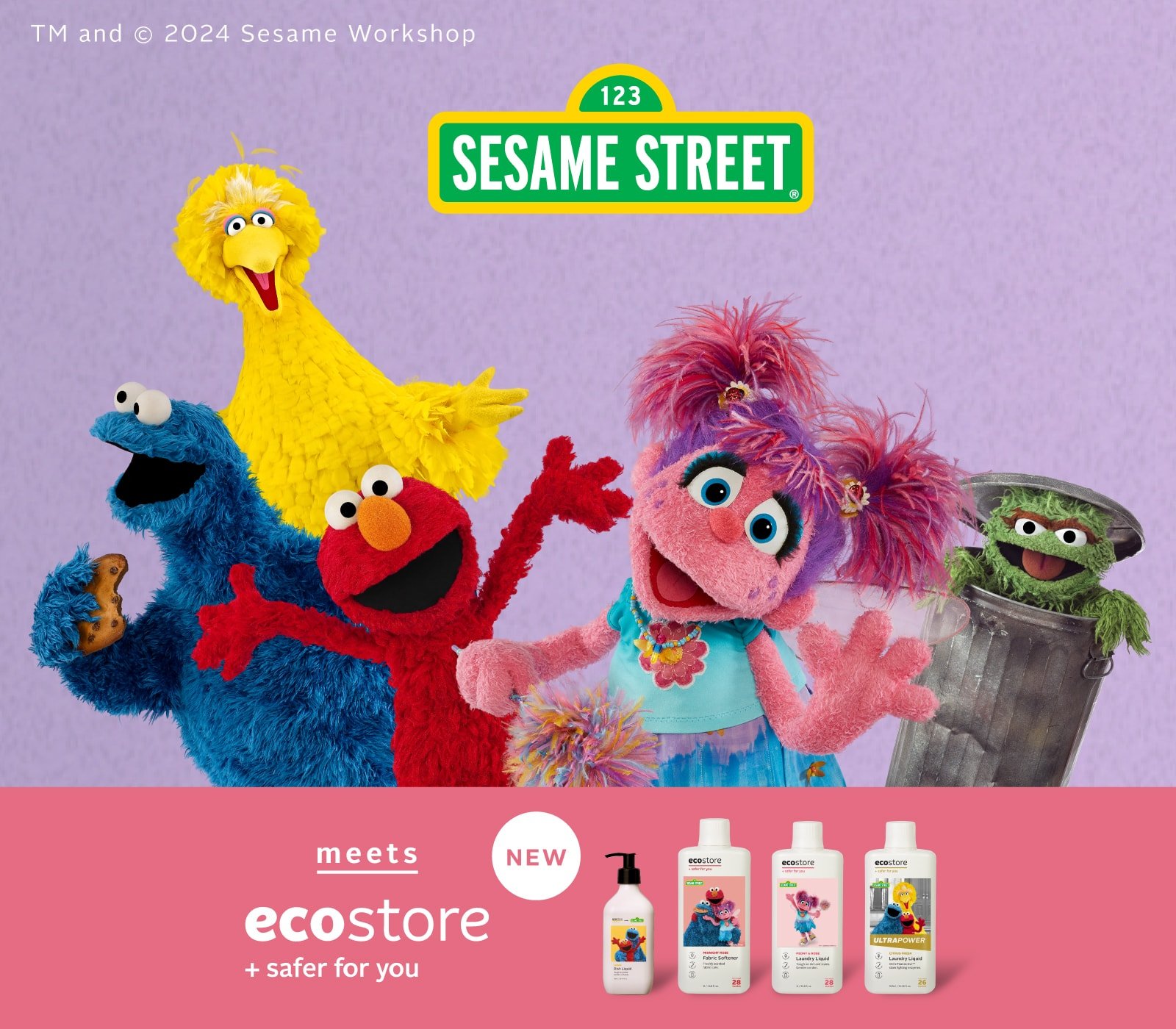 SESAME STREET meets ecostore