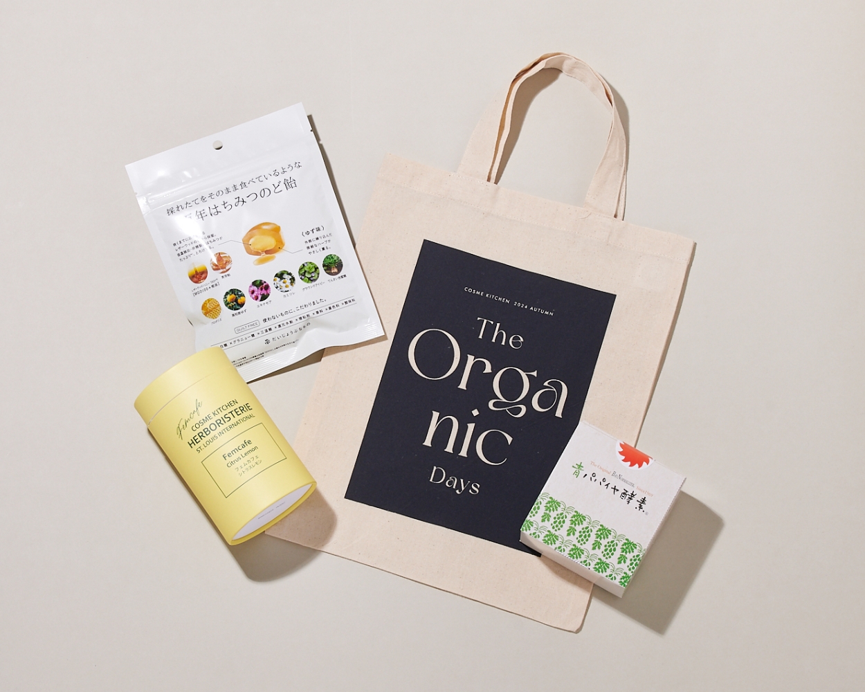 【Cosme Kitchen】＜ベスコス受賞アイテム＞THE ORGANIC DAYS キット24AW インナーケア