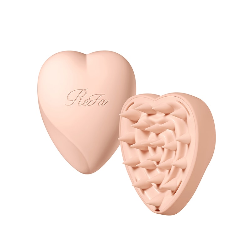 ReFa HEART BRUSH for SCALP　リファ　ハートブラシフォースカルプ　マットピーチ