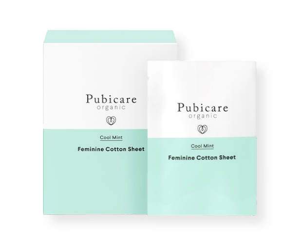 【Pubicare organic】フェミニンコットンシート クールミント 20枚